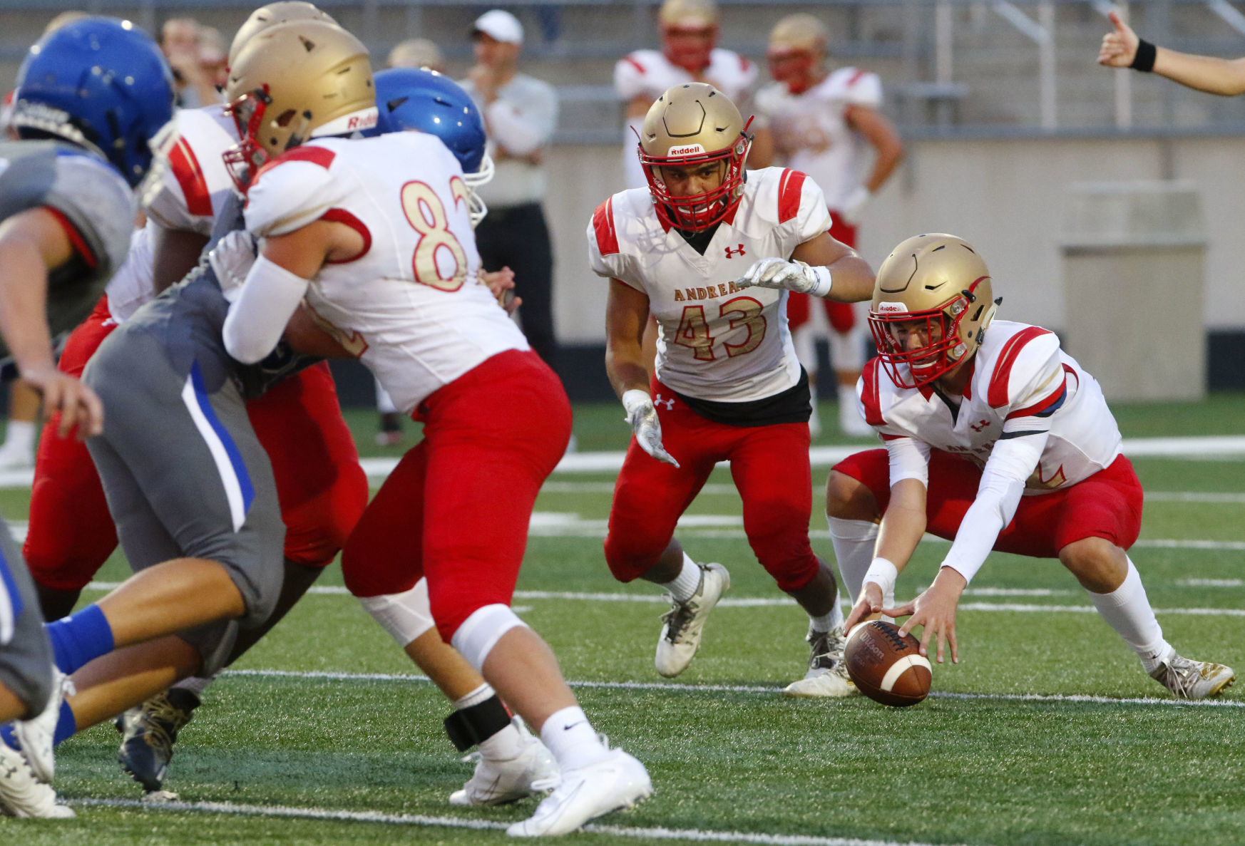 Andrean at Lake Central football scrimmage